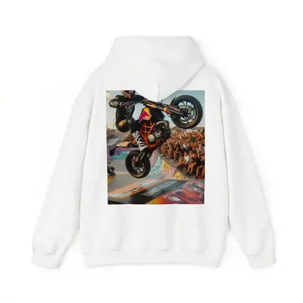 KTM Supermoto Stunt Rider Crowd Graffiti Ramp