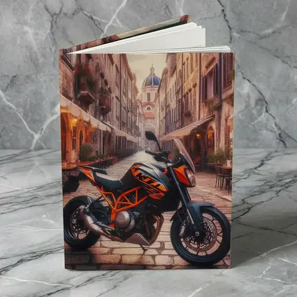 KTM Duke Motorcycle Old Town Street