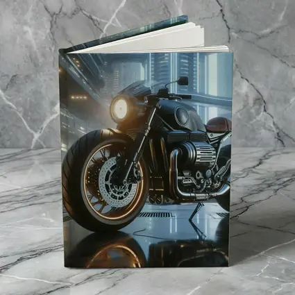 Dark Cruiser Motorcycle Futuristic City Night