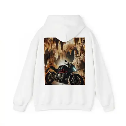 Triumph Streetfighter Motorcycle Inside Dramatic Cave