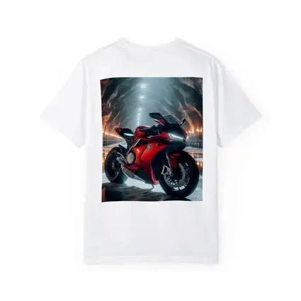 Red MV Agusta Superbike in Dramatic Cave
