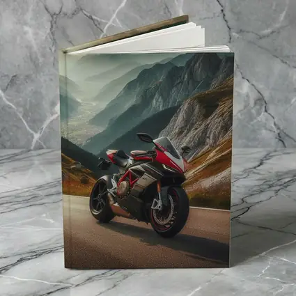Ducati Superbike On Mountain Road Pass