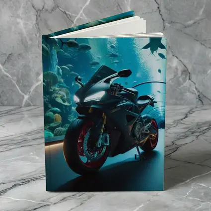 Sport Bike Superbike Inside Aquarium Tunnel