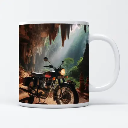 Royal Enfield Classic Inside Mystical Cave