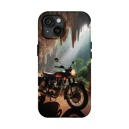 Royal Enfield Classic Inside Mystical Cave