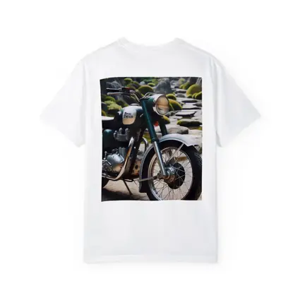 Royal Enfield Classic Motorcycle Japanese Garden