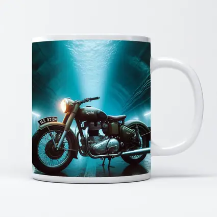 Royal Enfield Classic Underwater Tunnel Scene