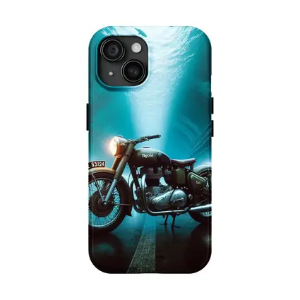 Royal Enfield Classic Underwater Tunnel Scene