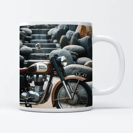 Royal Enfield Classic Motorcycle Stone Garden