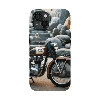 Royal Enfield Classic Motorcycle Stone Garden
