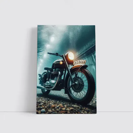 Royal Enfield Classic Underwater Moody Scene