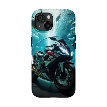 Sport Bike Superbike Inside Aquarium Fish Tank
