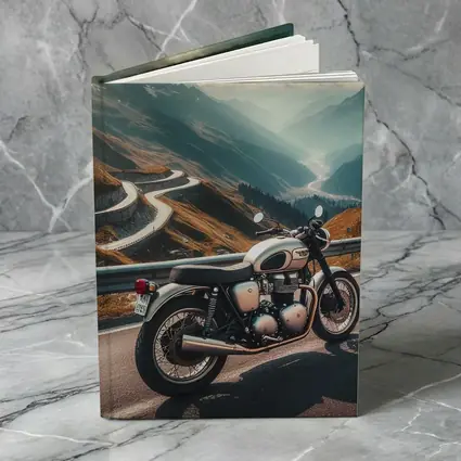 Triumph Bonneville Classic Motorcycle Mountain Road