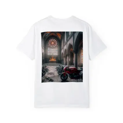 Ducati Motorcycles Inside Abandoned Gothic Church