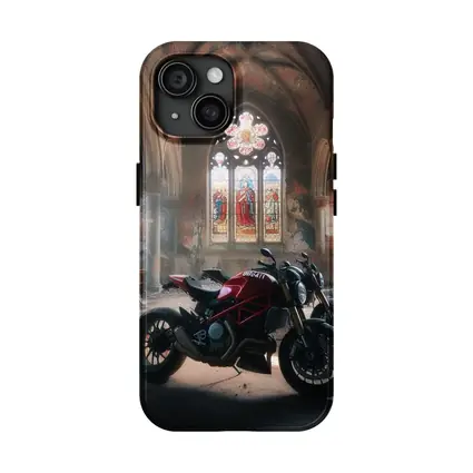 Ducati Streetfighter Inside Abandoned Gothic Church