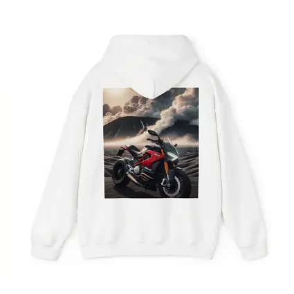 Ducati Streetfighter Red Motorcycle Desert Clouds