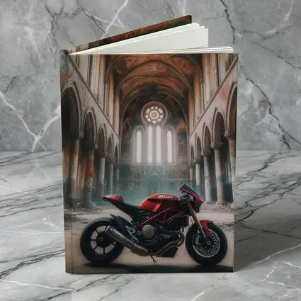 Ducati Streetfighter Red Inside Abandoned Church