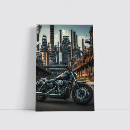 Harley Davidson Motorcycle Industrial Factory Background