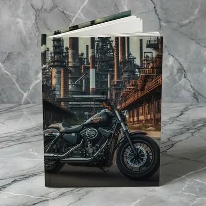 Harley Davidson Motorcycle Industrial Factory Background