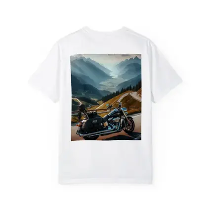 Harley Davidson Touring Motorcycle Alpine Mountain Road
