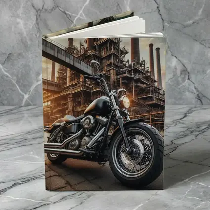 Harley Davidson Cruiser Industrial Factory Background
