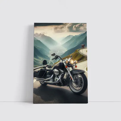 Harley Davidson Road King Mountain Pass