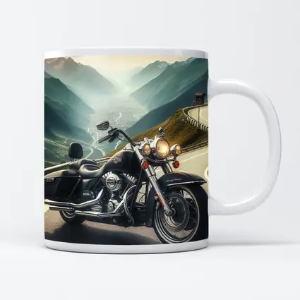 Harley Davidson Road King Mountain Pass