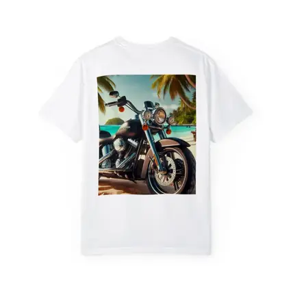 Harley Davidson Cruiser Motorcycle Tropical Beach