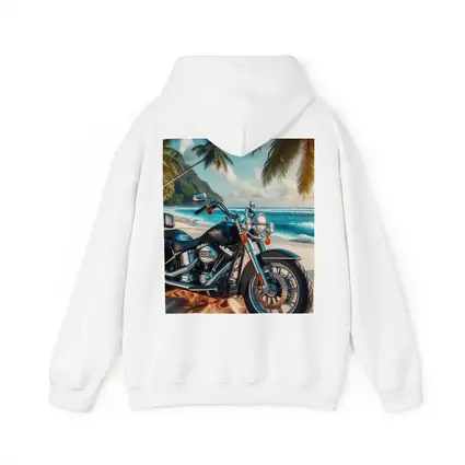 Harley Davidson Cruiser Motorcycle Tropical Beach