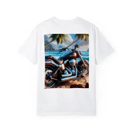 Harley Davidson Cruiser Motorcycle Tropical Beach