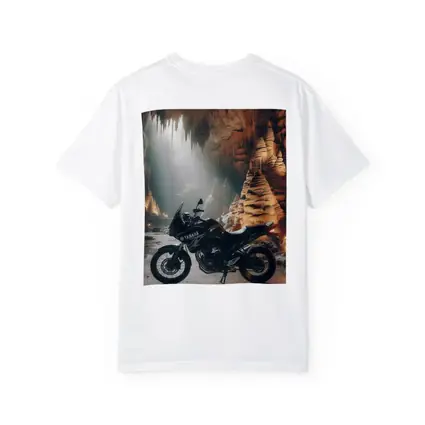 Yamaha Adventure Motorcycle Inside Mystical Cave