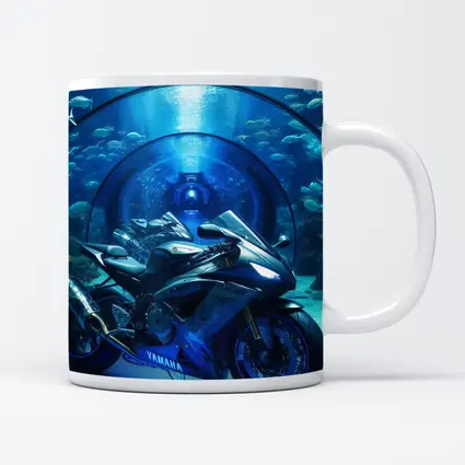 Yamaha Sport Bike Underwater Aquarium Tunnel