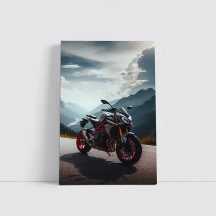 Ducati Streetfighter Mountain Road Dramatic Sky