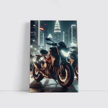 KTM Naked Bike City Night Streets