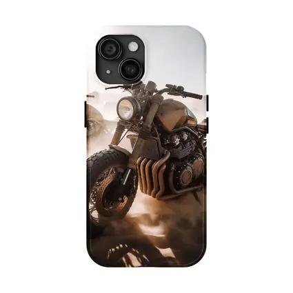 Desert Scrambler Motorcycle Sand Dunes Art