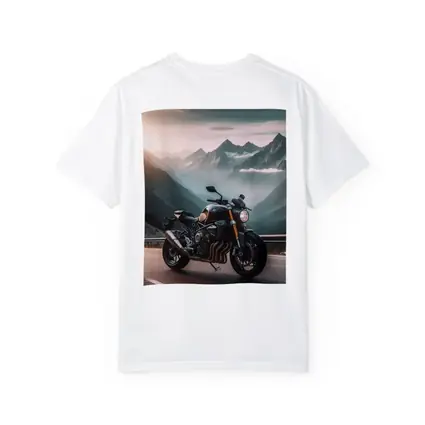 Naked Streetfighter Motorcycle Mountain Road Sunset