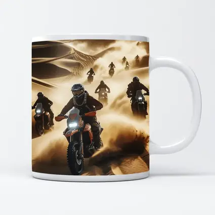 Desert Dune Rally Motorcycles Sand Storm Riders