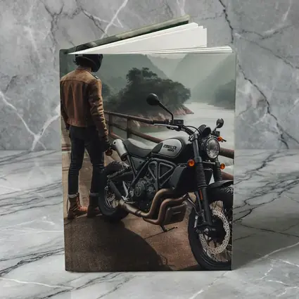 Ducati Scrambler Rider Mountain River Background