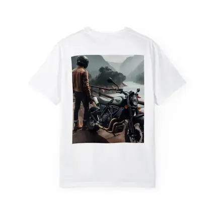 Ducati Scrambler Rider Mountain River Background