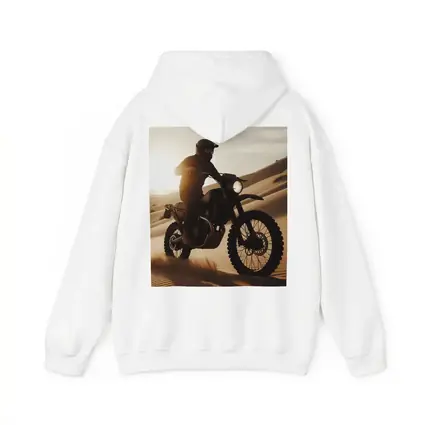 Scrambler Motorcycle Rider Desert Sand Dunes