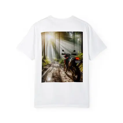 Adventure Dual Sport Bike Misty Forest Trail