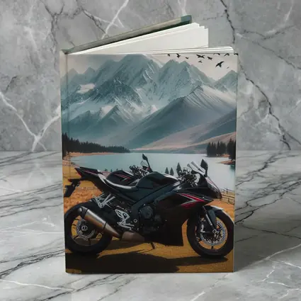 Sport Bike Superbike Mountain Lake Landscape