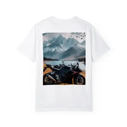 Sport Bike Superbike Mountain Lake Landscape