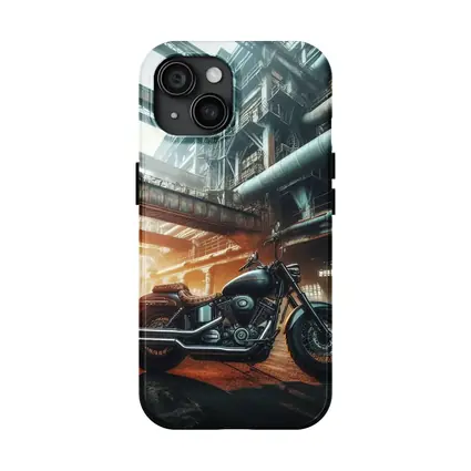 Harley Davidson Cruiser Industrial Factory Background