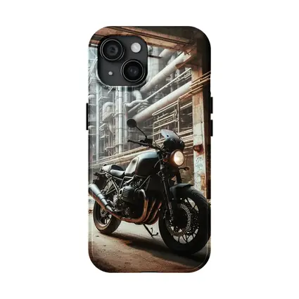 Cafe Racer Motorcycle Abandoned Industrial Factory