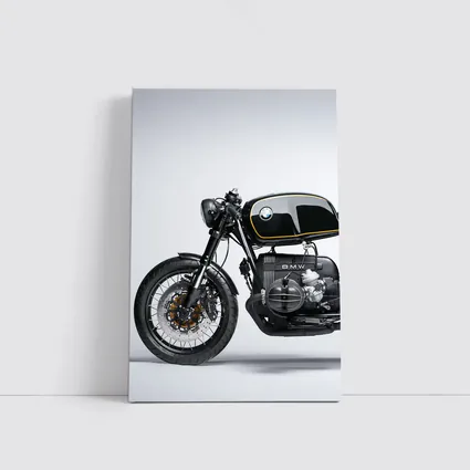 BMW Cafe Racer Custom Black Motorcycle Studio