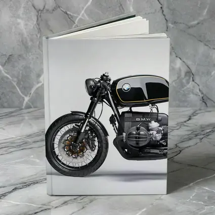 BMW Cafe Racer Custom Black Motorcycle Studio