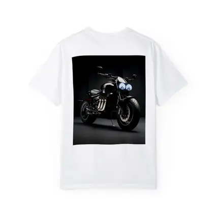 Triumph Rocket Motorcycle Dark Studio Background
