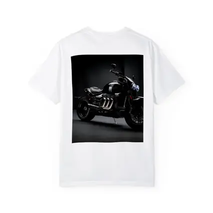Triumph Rocket Motorcycle Dark Studio Background