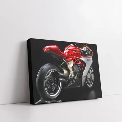 MV Agusta Superveloce Red Motorcycle Dark Background